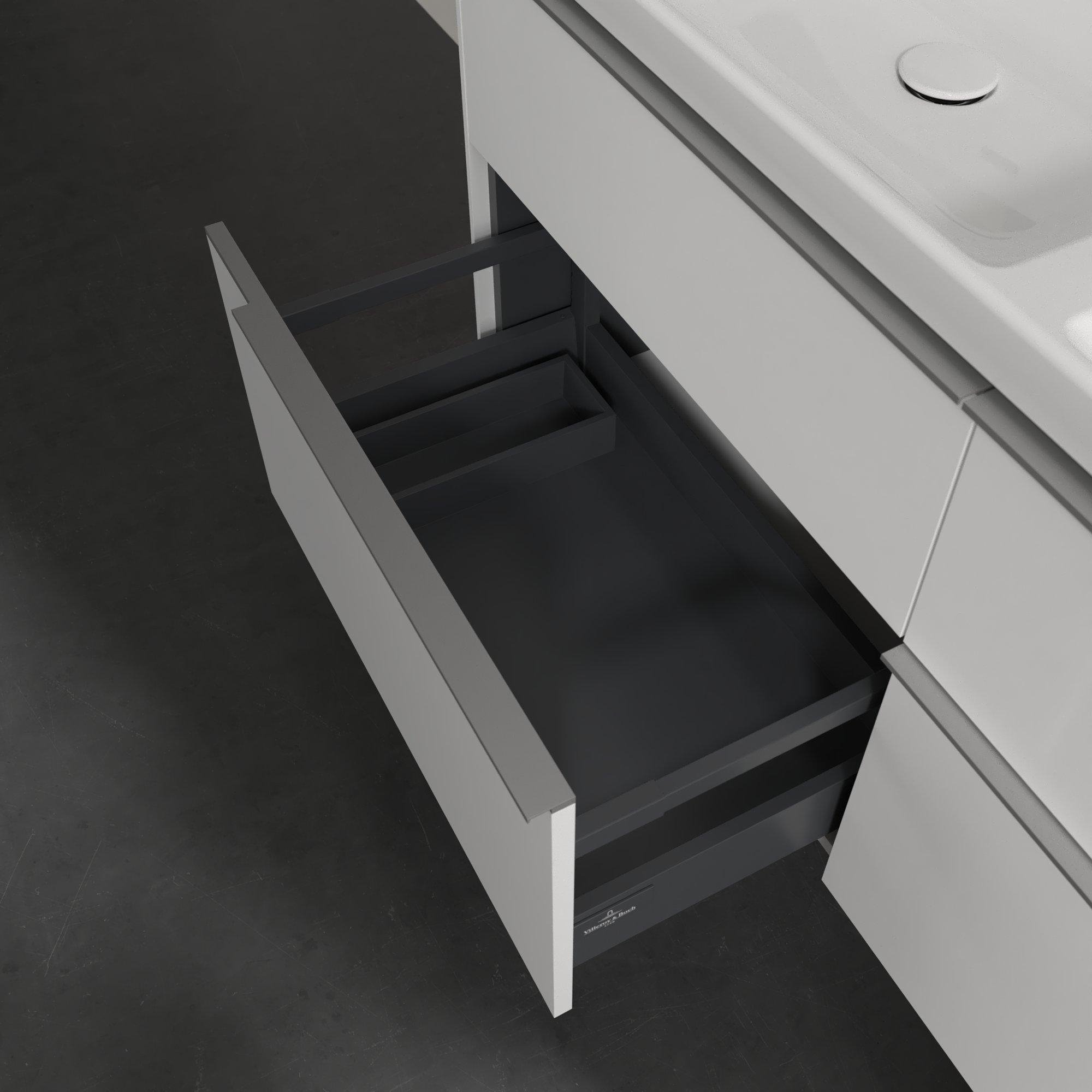 Villeroy & Boch Subway 3.0 wastafelonderkast - 127.2x57.9cm - 4 lades Brilliant white - c56800ve - Afbeelding 7