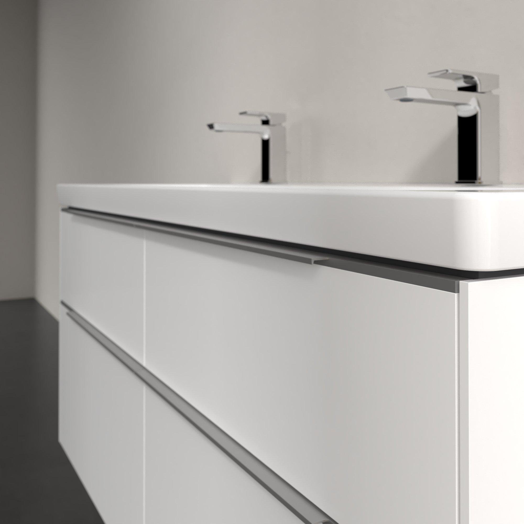 Villeroy & Boch Subway 3.0 wastafelonderkast - 127.2x57.9cm - 4 lades Brilliant white - c60200ve - Afbeelding 5