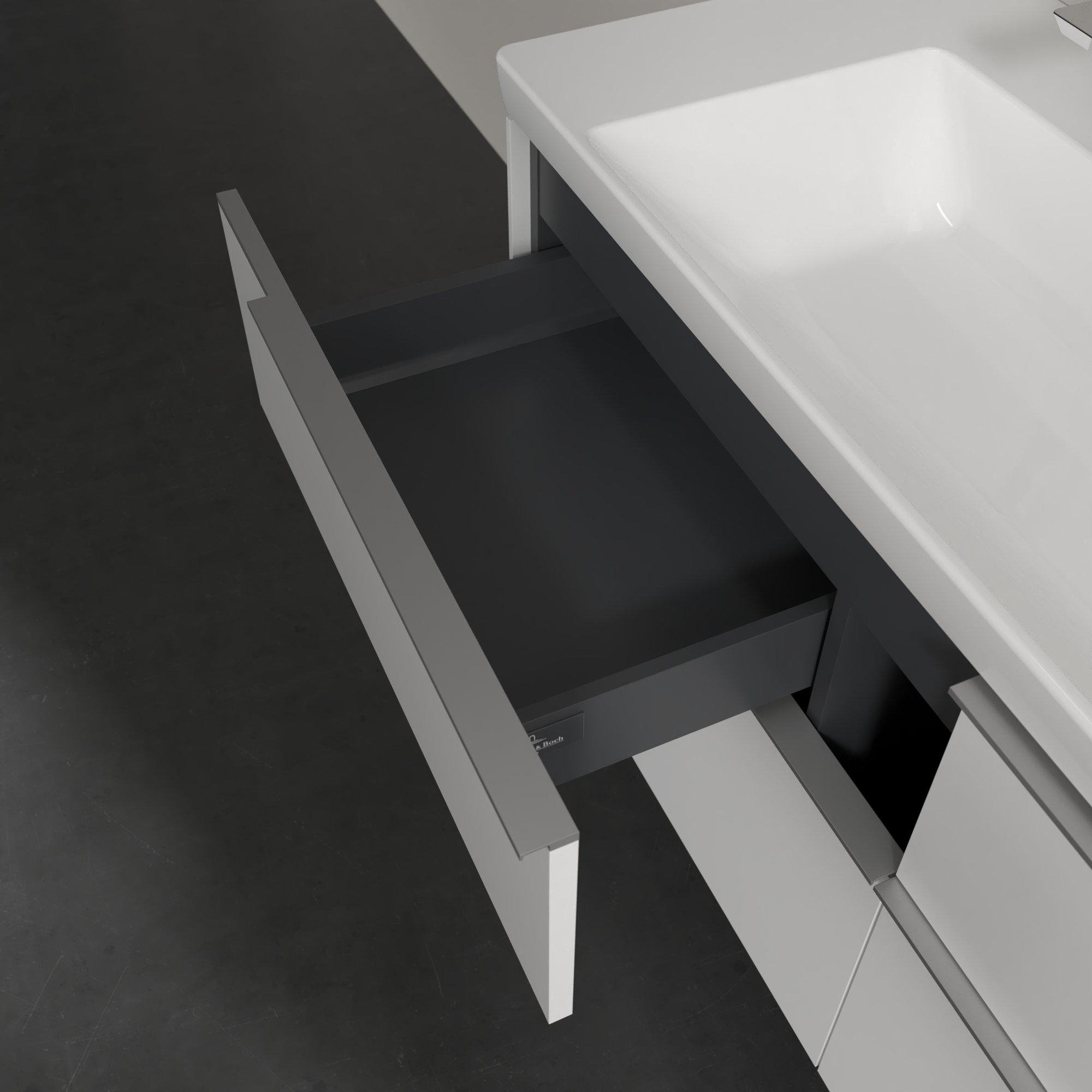 Villeroy & Boch Subway 3.0 wastafelonderkast - 127.2x57.9cm - 4 lades Brilliant white - c60200ve - Afbeelding 6