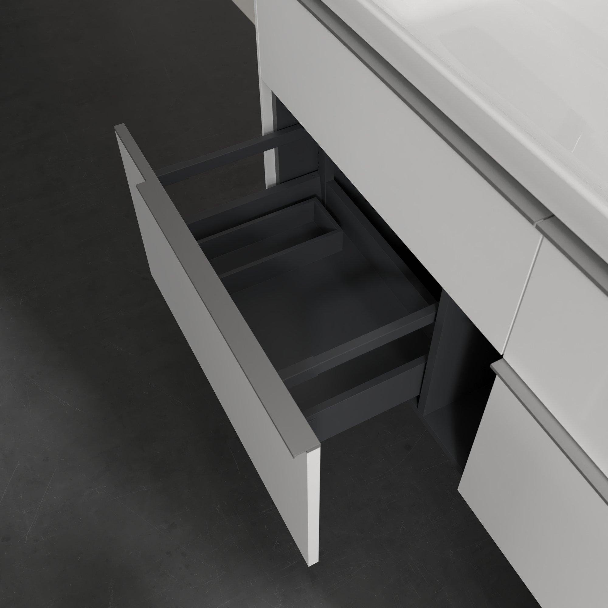 Villeroy & Boch Subway 3.0 wastafelonderkast - 127.2x57.9cm - 4 lades Brilliant white - c60200ve - Afbeelding 7