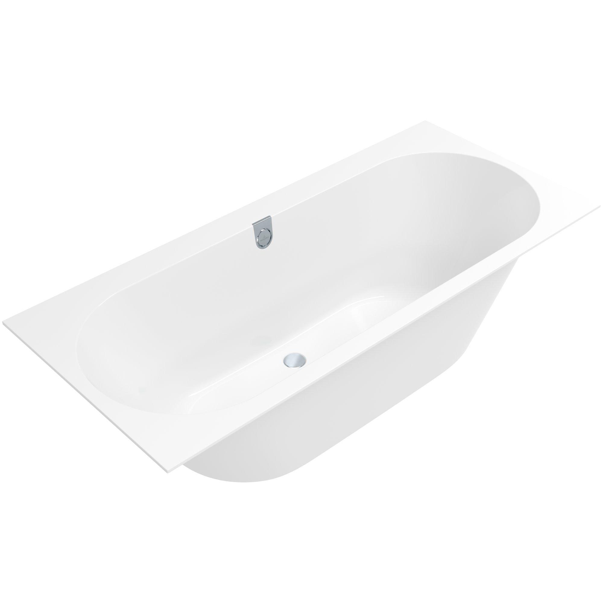 Villeroy & Boch Oberon 2.0 bad rechthoek 170x75cm - duo wit - ubq170obr2dv-01