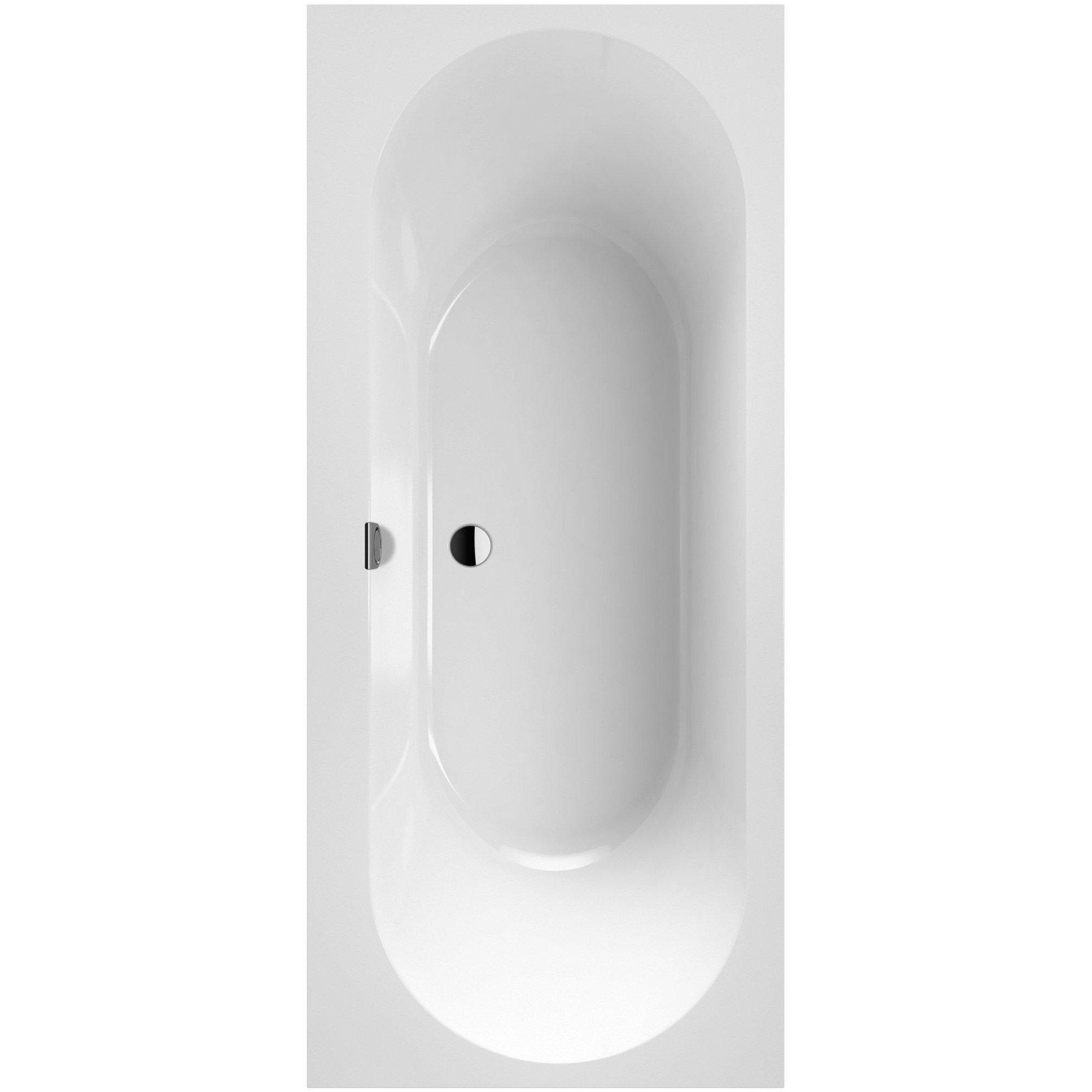 Villeroy & Boch Oberon 2.0 bad rechthoek 170x75cm - duo wit - ubq170obr2dv-01 - Afbeelding 2