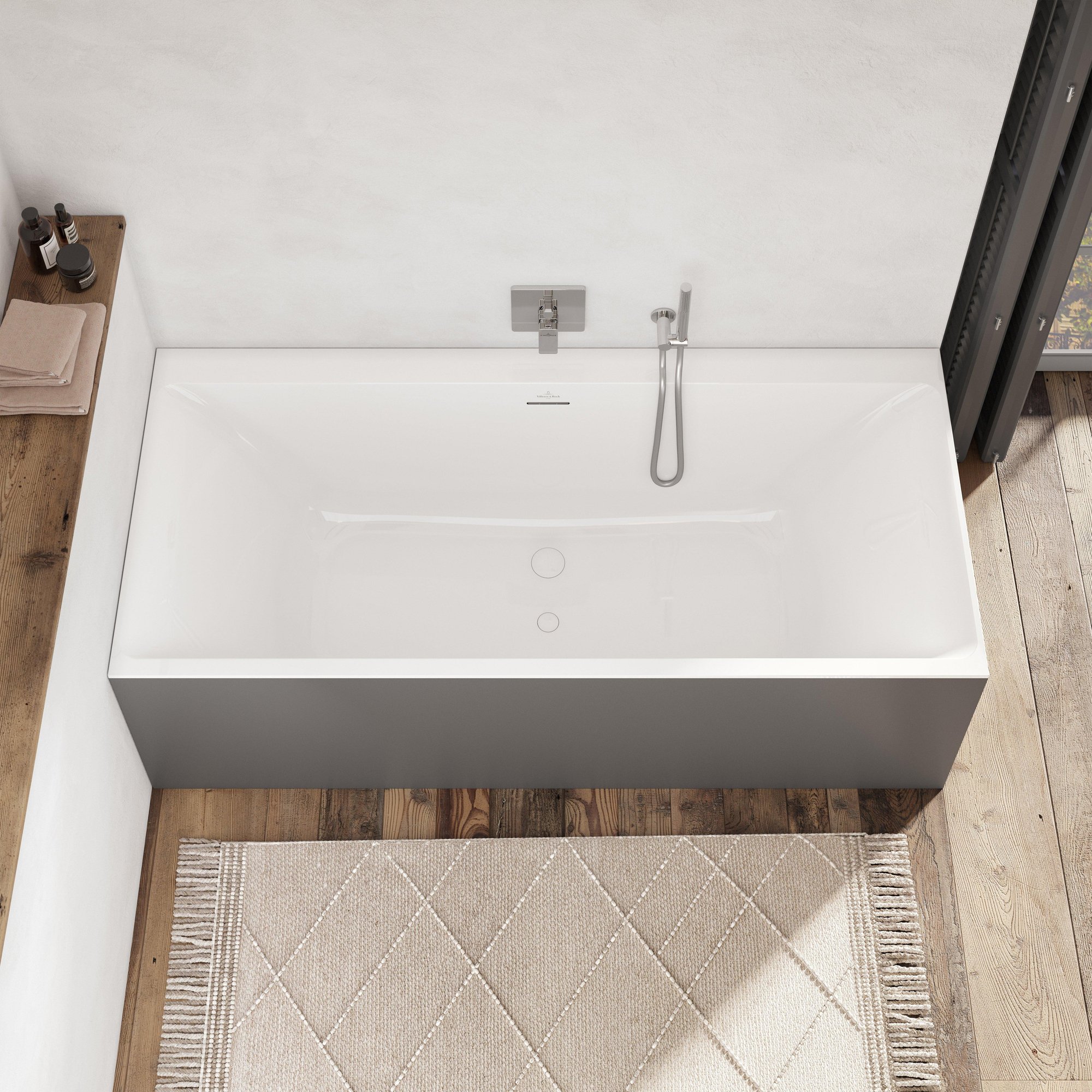 Villeroy & Boch Subway 3.0 ligbad - 180x80cm - wit - ubq180sbw2dv-01 - Afbeelding 3