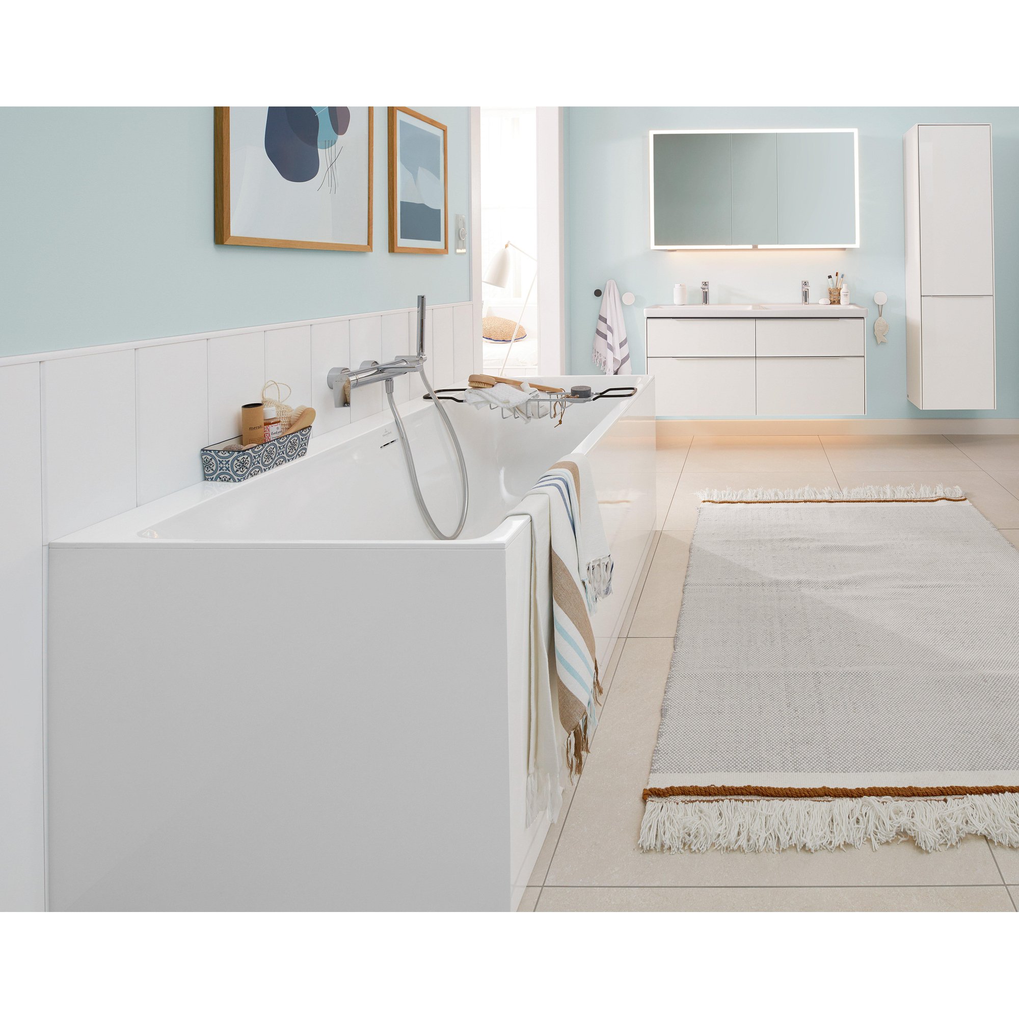 Villeroy & Boch Subway 3.0 ligbad - 180x80cm - wit - ubq180sbw2dv-01 - Afbeelding 6
