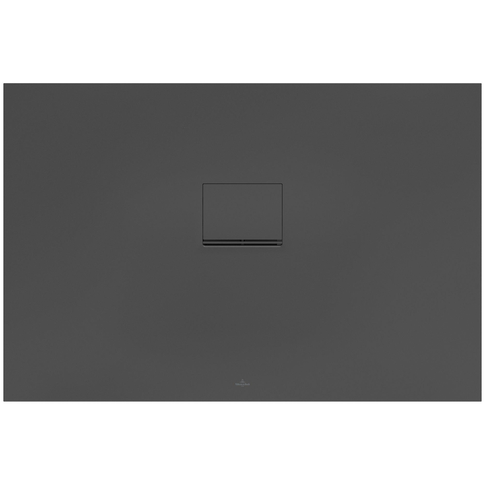 Villeroy & Boch Squaro infinity douchebak - 120x80x4cm - antraciet - udq1280sqi2v-1s - Afbeelding 9