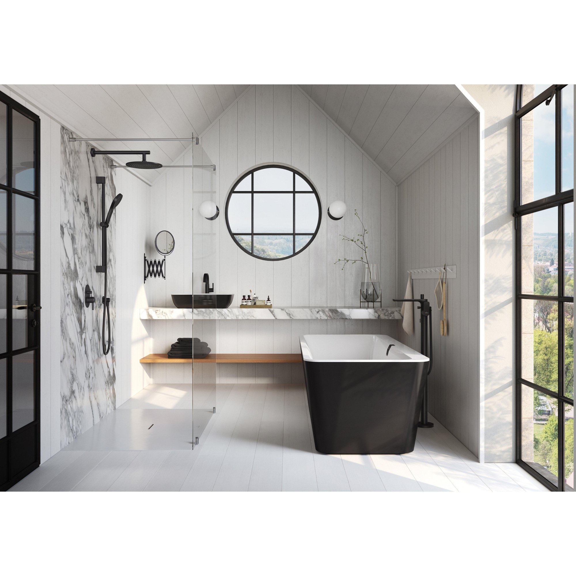 Villeroy & Boch Squaro Infinity kunststof douchebak - quaryl rechthoekig 120x80x4cm - mat wit - udq1280sqi2v-rw - Afbeelding 4