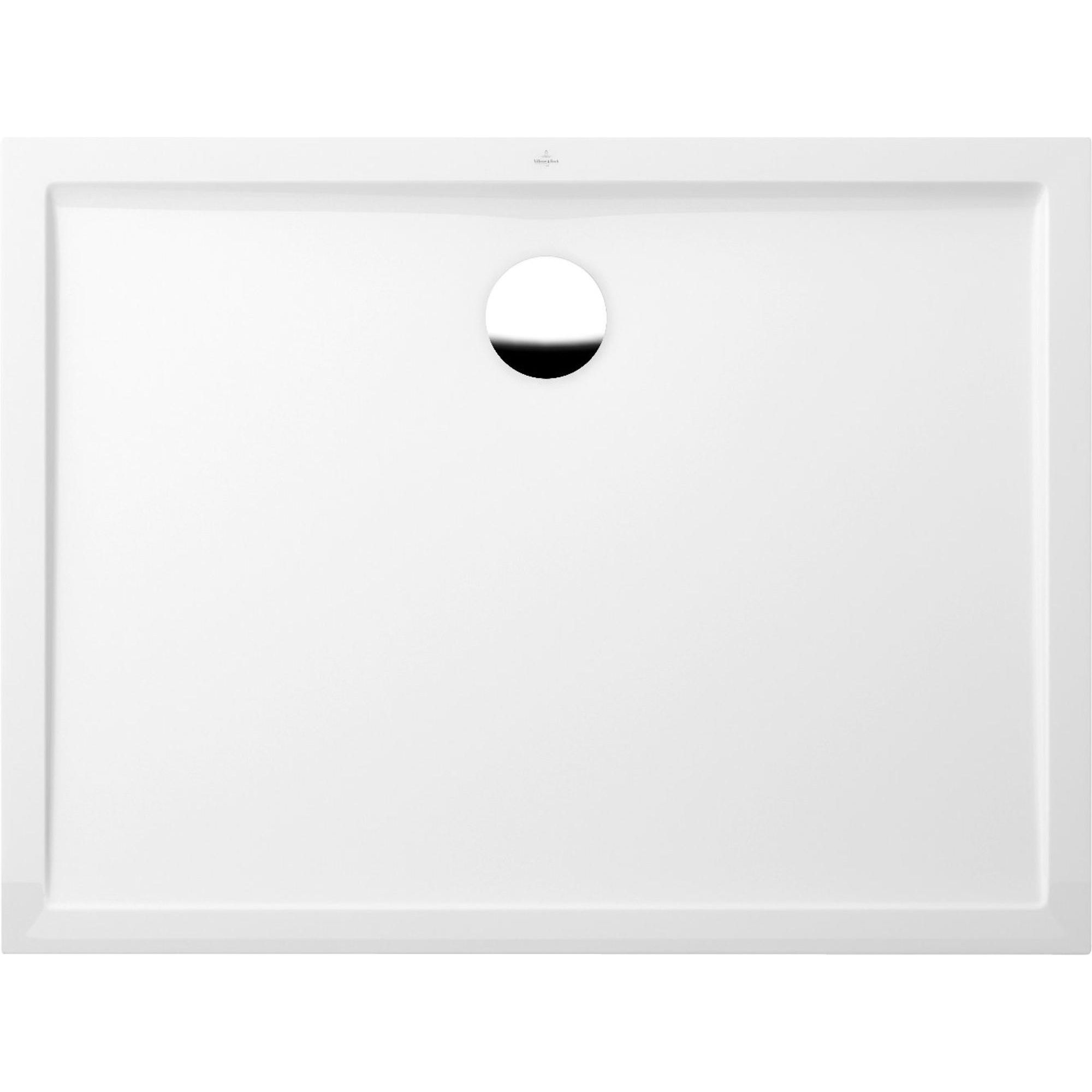 Villeroy & Boch Futurion Flat douchebak - quaryl rechthoekig 120x90x2,5cm - wit - udq1290ffl2v-01