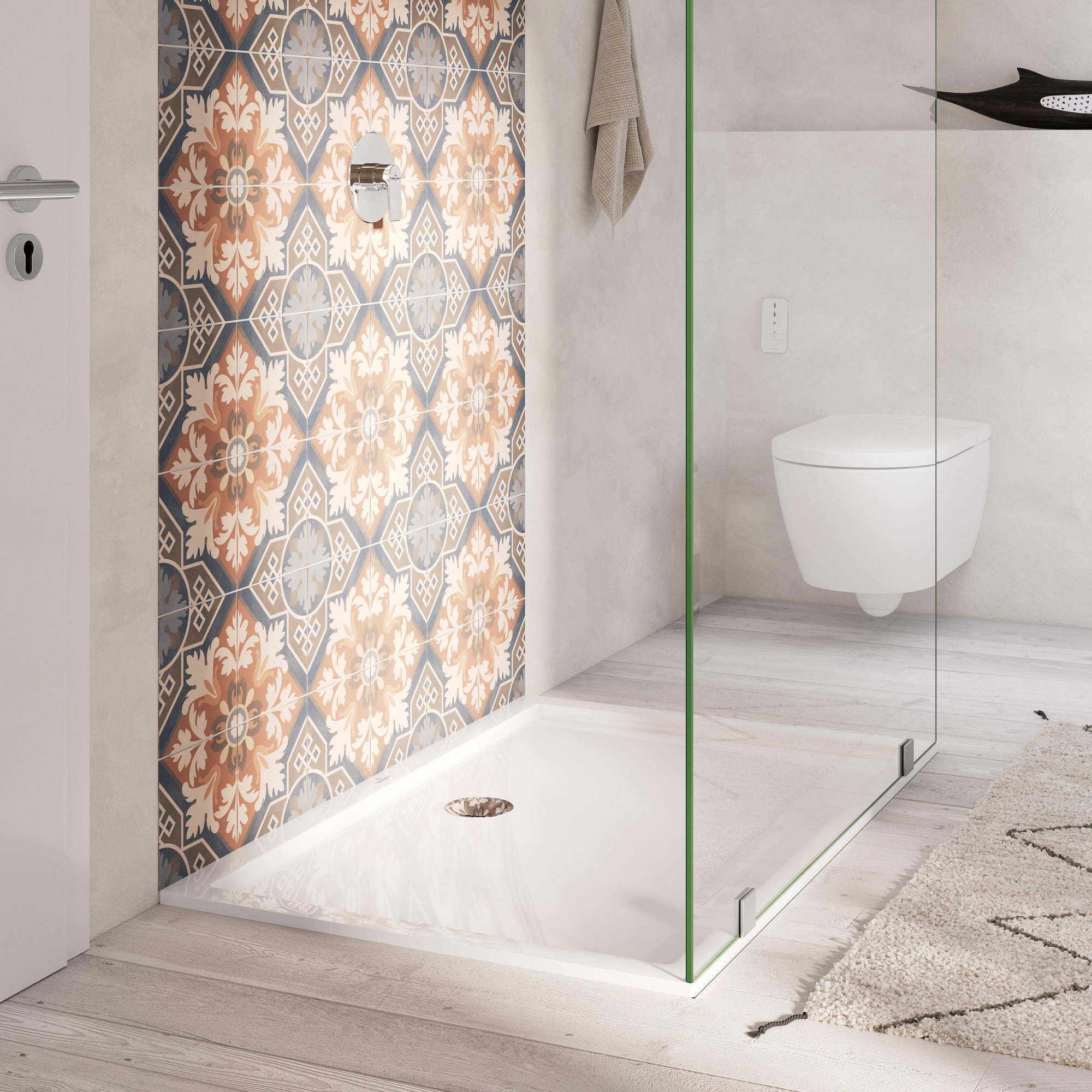 Villeroy & Boch Futurion Flat douchebak - quaryl rechthoekig 120x90x2,5cm - wit - udq1290ffl2v-01 - Afbeelding 2