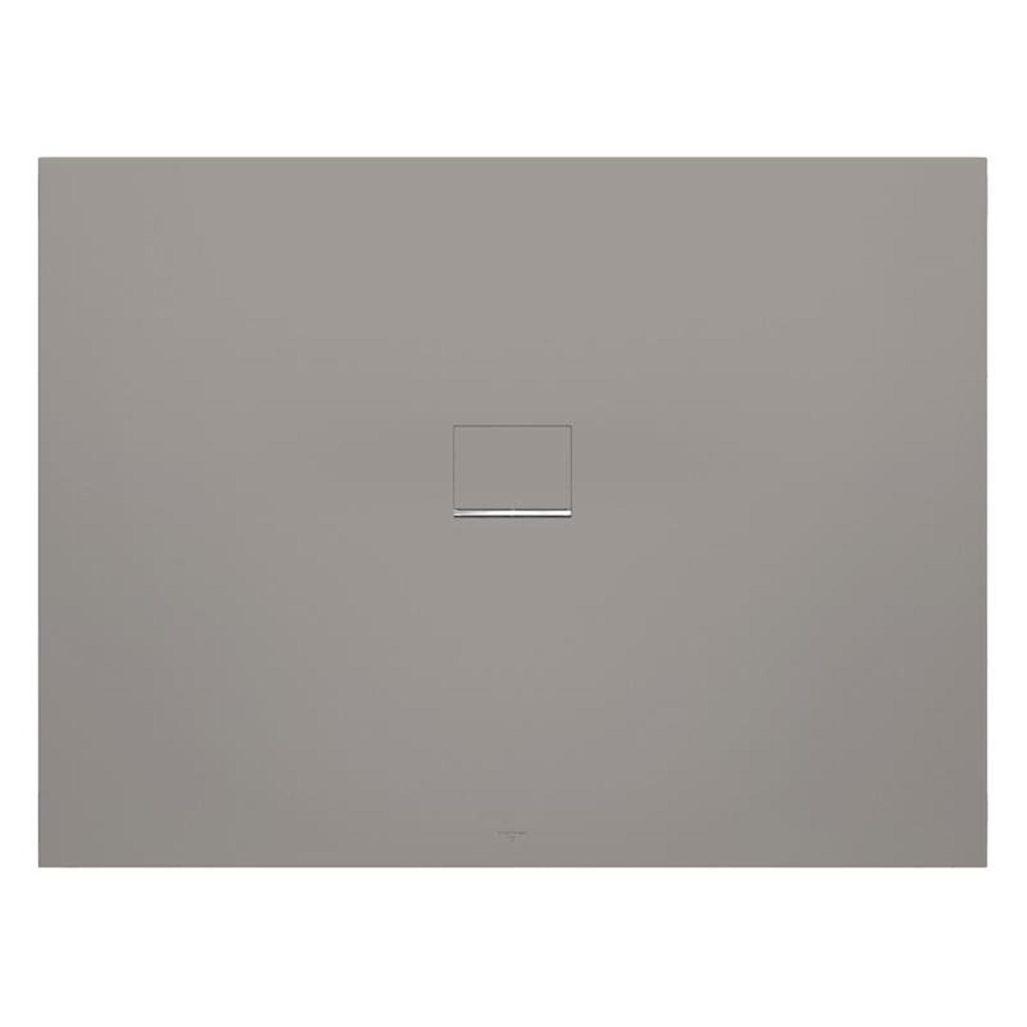 Villeroy & Boch Squaro infinity douchebak - 140x80x4cm - grijs - udq1480sqi2v-3s