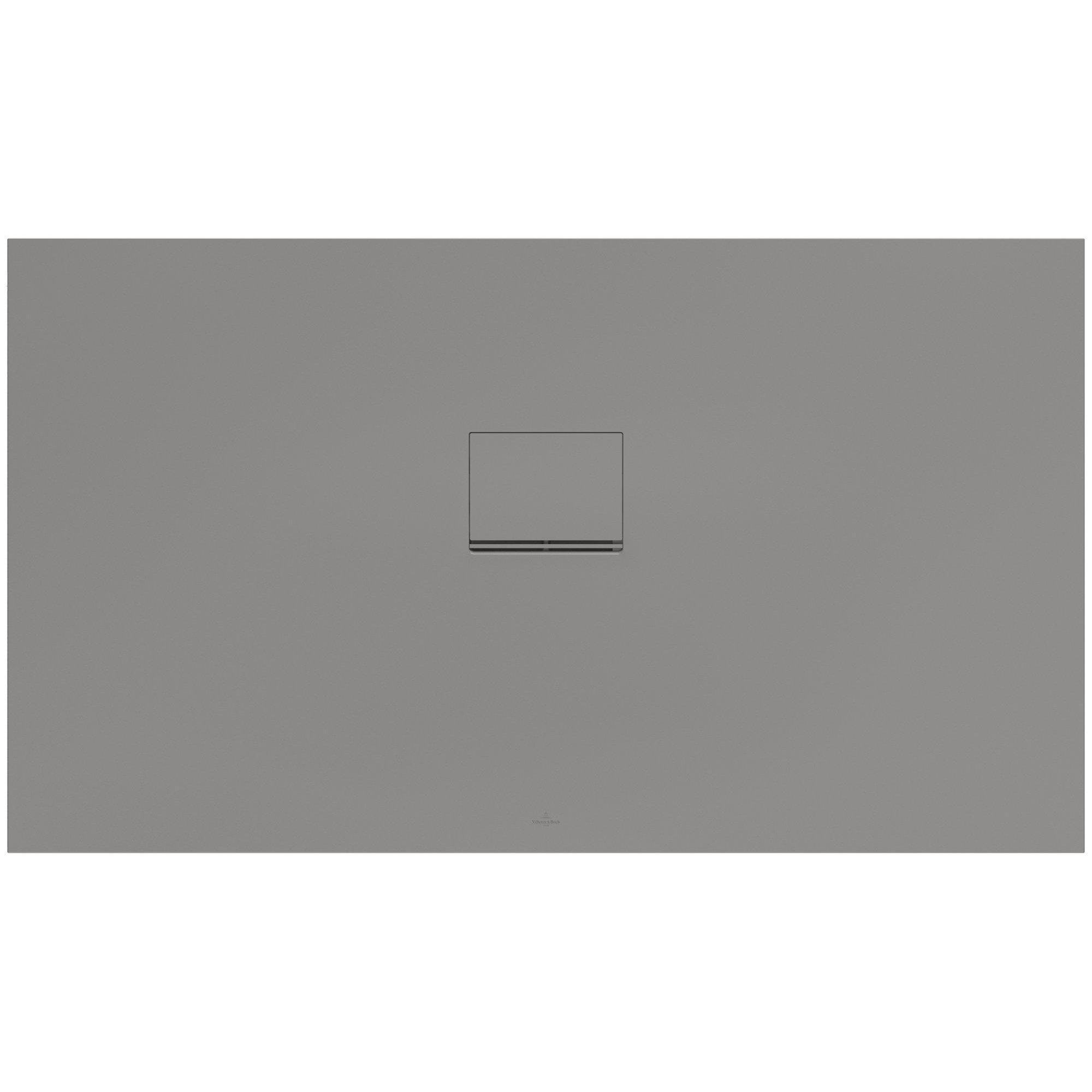 Villeroy & Boch Squaro infinity douchebak - 140x80x4cm - grijs - udq1480sqi2v-3s - Afbeelding 8