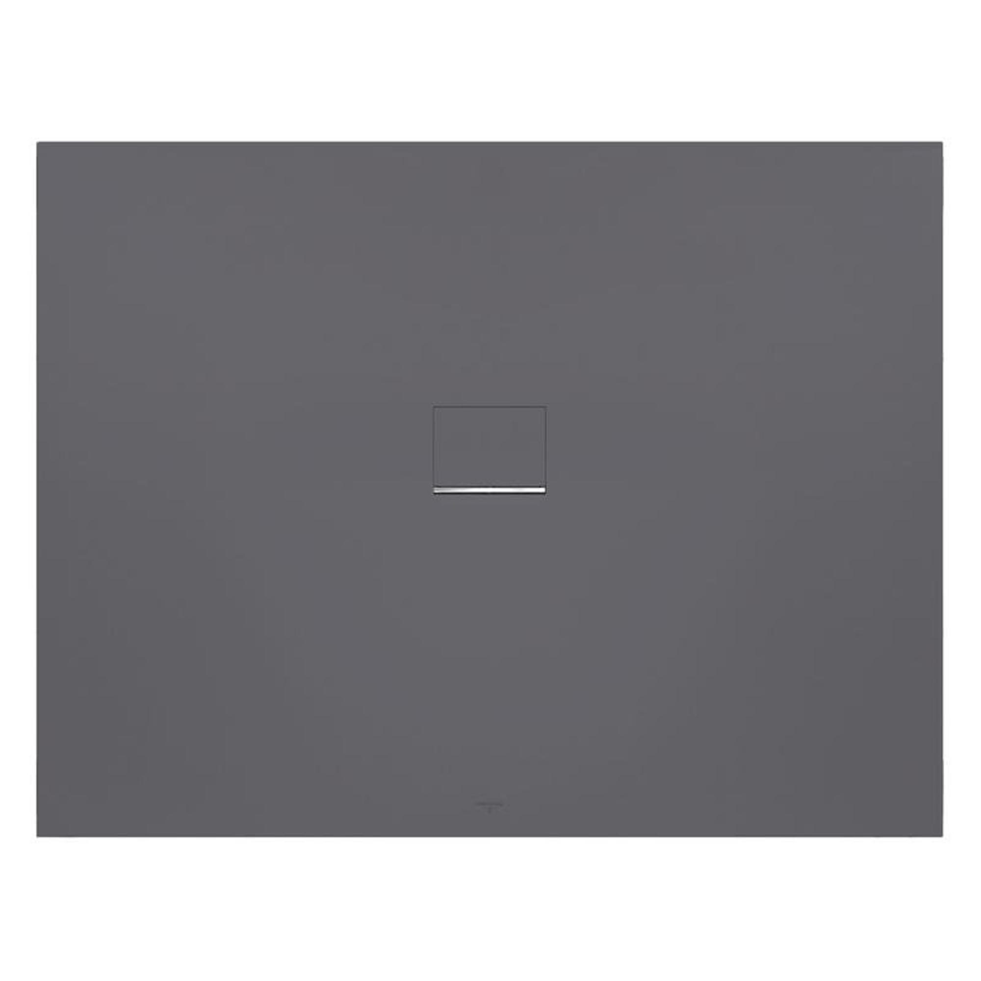 Villeroy & Boch Squaro infinity douchebak - 140x90x4cm - antraciet - udq1490sqi2v-1s