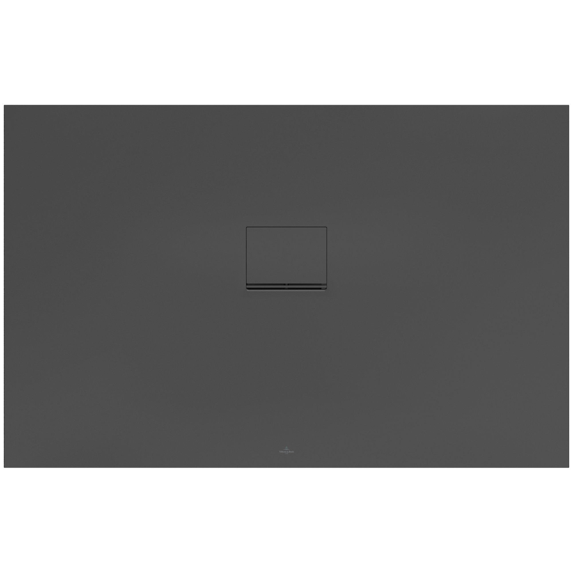 Villeroy & Boch Squaro infinity douchebak - 140x90x4cm - antraciet - udq1490sqi2v-1s - Afbeelding 9
