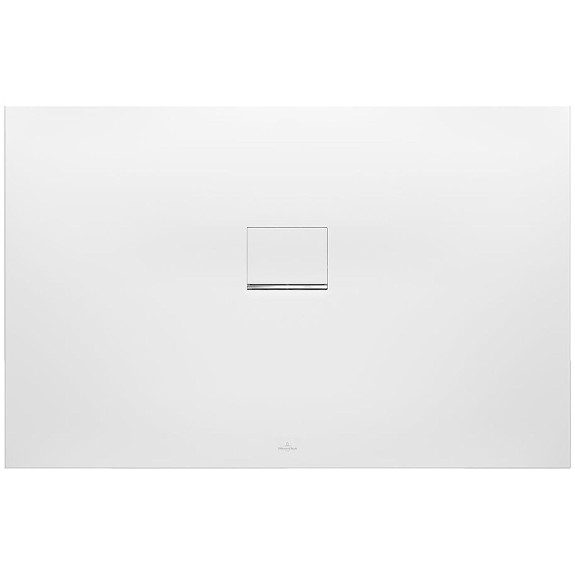 Villeroy & Boch Squaro Infinity kunststof douchebak - quaryl rechthoekig 140x90x4cm - mat wit - udq1490sqi2v-rw