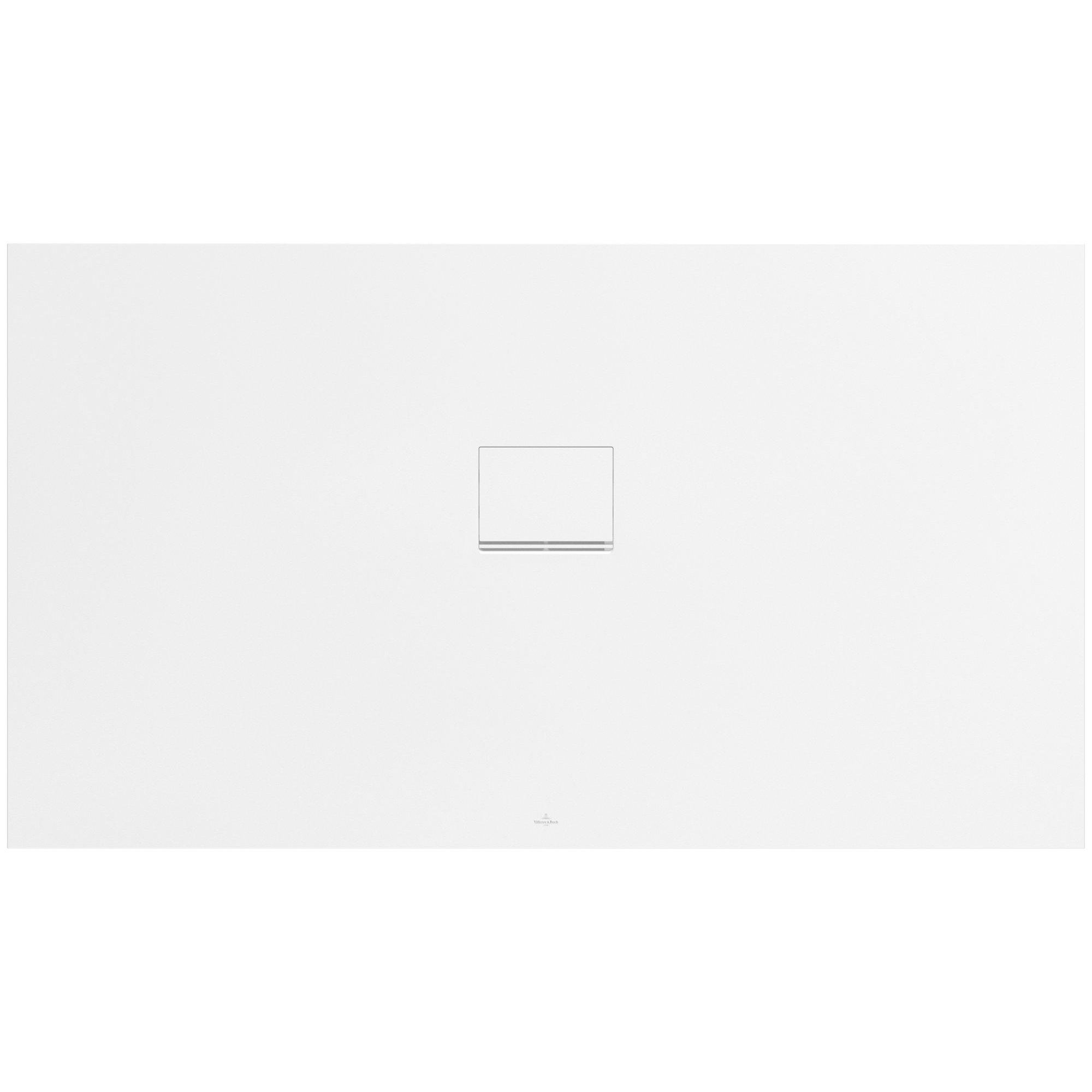 Villeroy & Boch Squaro Infinity kunststof douchebak - quaryl rechthoekig 160x90x4cm - mat wit - udq1690sqi2v-rw