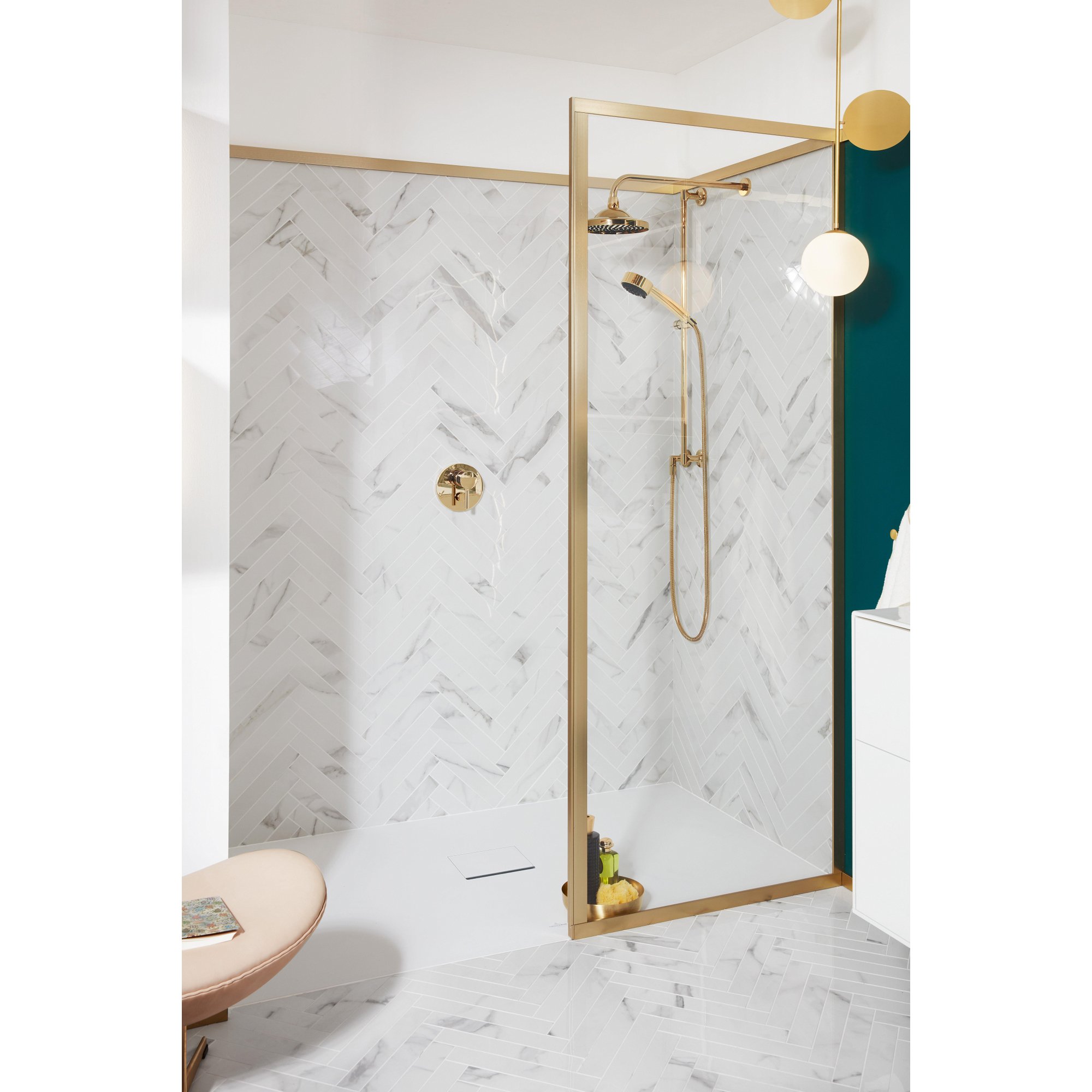 Villeroy & Boch Squaro Infinity kunststof douchebak - quaryl rechthoekig 160x90x4cm - mat wit - udq1690sqi2v-rw - Afbeelding 3