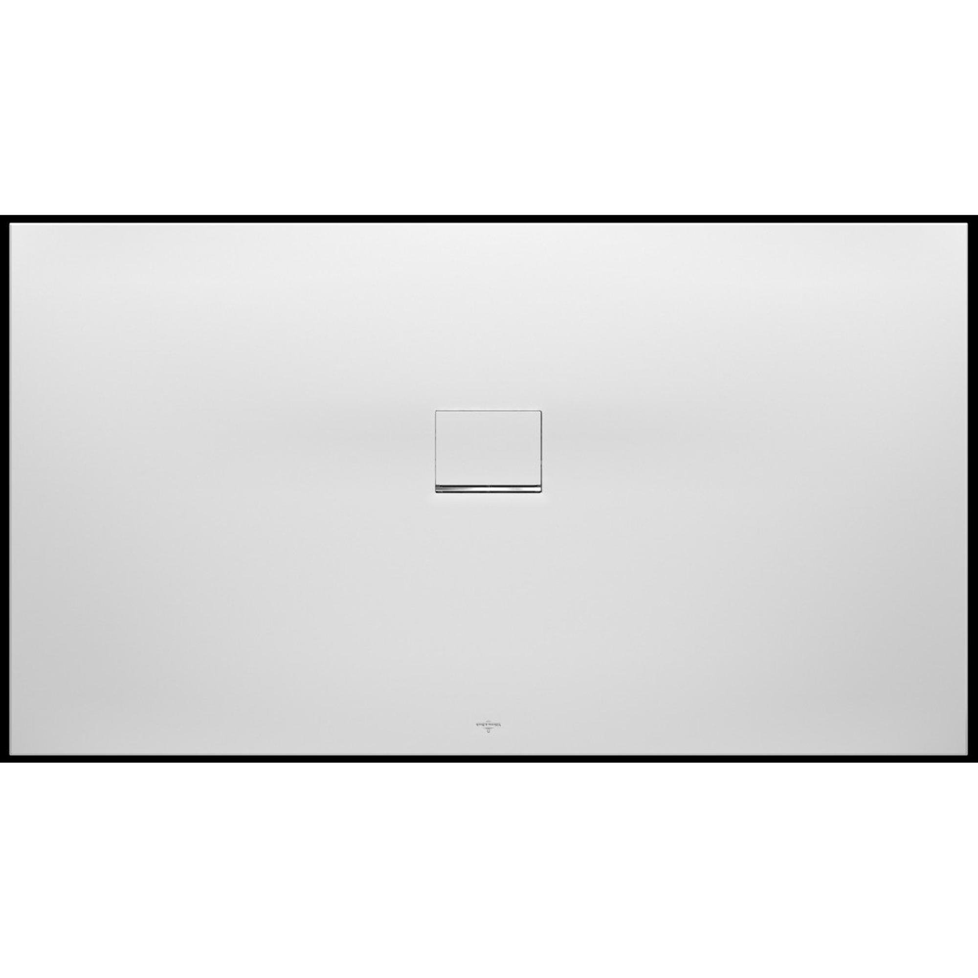 Villeroy & Boch Squaro Infinity kunststof douchebak - quaryl rechthoekig 160x90x4cm - mat wit - udq1690sqi2v-rw - Afbeelding 7