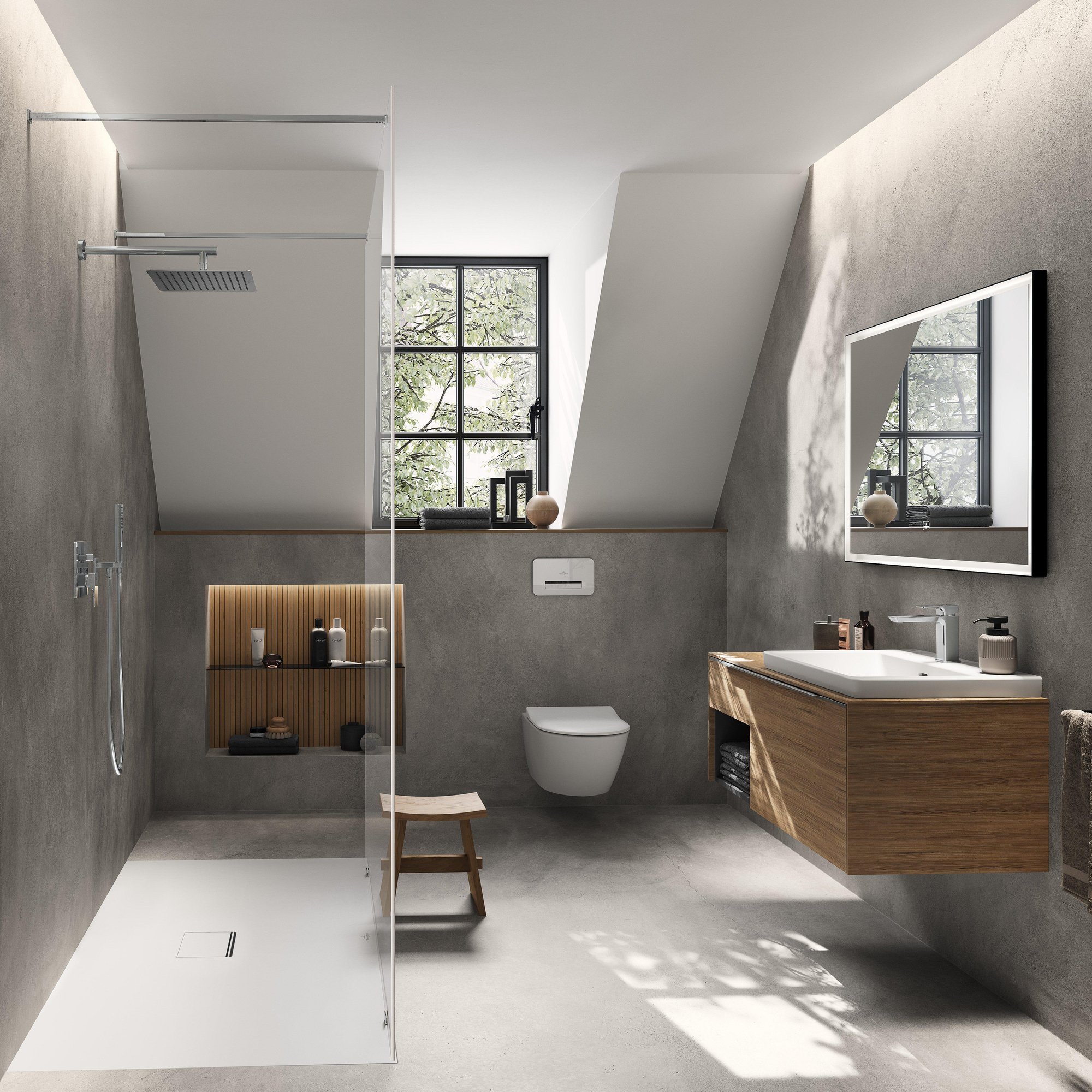 Villeroy & Boch Squaro Infinity kunststof douchebak - quaryl rechthoekig 160x90x4cm - mat wit - udq1690sqi2v-rw - Afbeelding 8