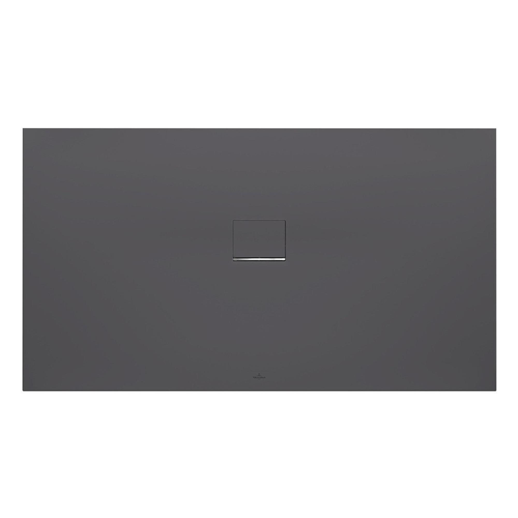 Villeroy & Boch Squaro infinity douchevloer - 170x90cm - anthracite - udq1790sqi2iv-1s