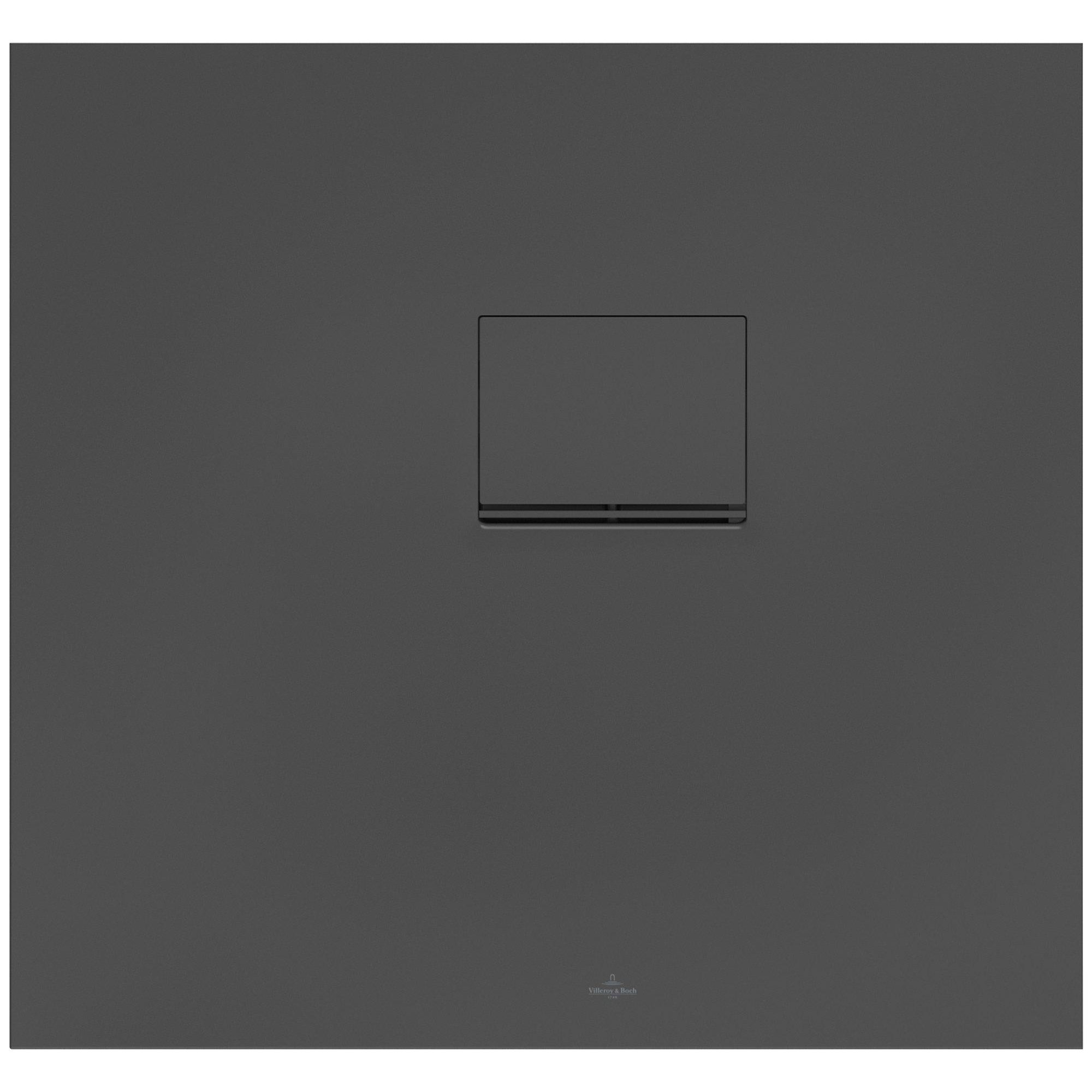Villeroy & Boch Squaro infinity douchevloer - 80x75cm - anthracite - udq8075sqi2rv-1s - Afbeelding 3