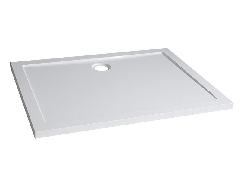 Wiesbaden luxe douchebak SMC rechthoek 120x80x4 cm wit - 21.3610