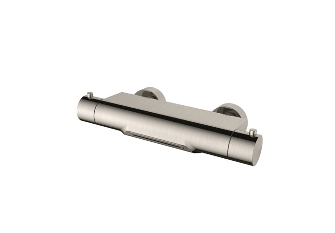 Wiesbaden Badkraan Wiesbaden Style Waterval Thermostatisch 1/2 inch Geborsteld Staal - 29.1701