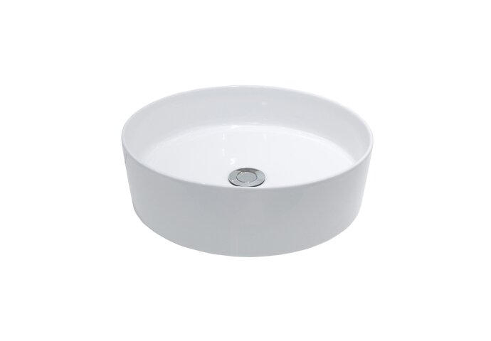 Wiesbaden Waskom Wiesbaden Link Opzet Model Keramiek Rond 40cm Mat Wit - 32.3322