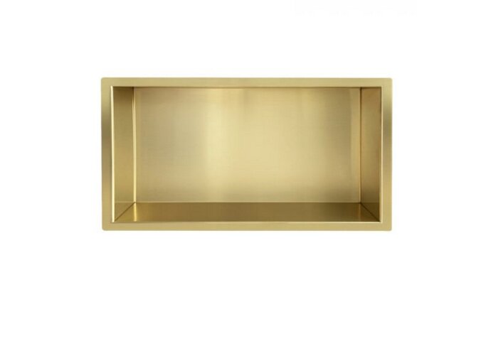 Wiesbaden Wiesbaden Inbouwnis - Exellence - 30x60x7cm - Geborsteld Messing Goud - 33.2192