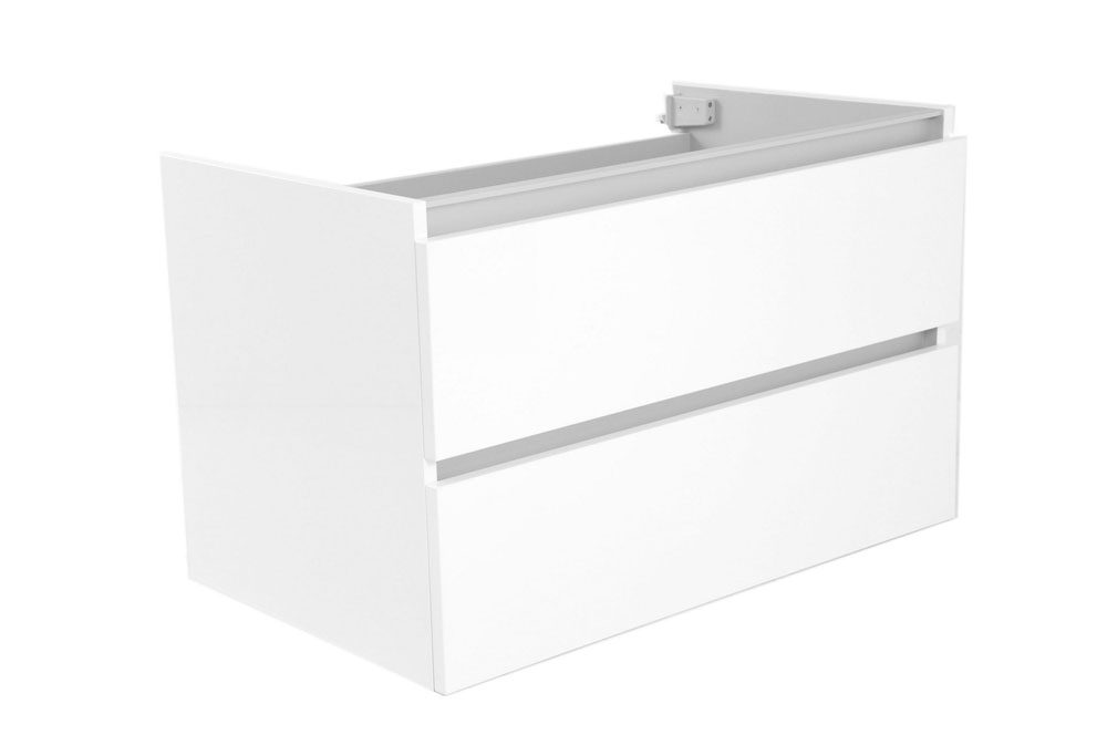 Wiesbaden Vision onderkast met 2 laden 100 x 46 cm glans wit - 38.3902