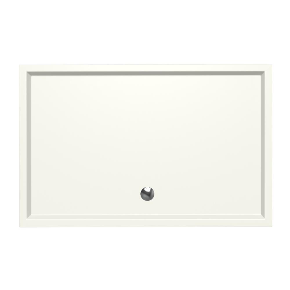 Douchebak Xenz Mariana - 140x90x4 cm - Incl.Afvoersifon-Chroom - Acryl - Rechthoekig - Wit mat - 6865-03