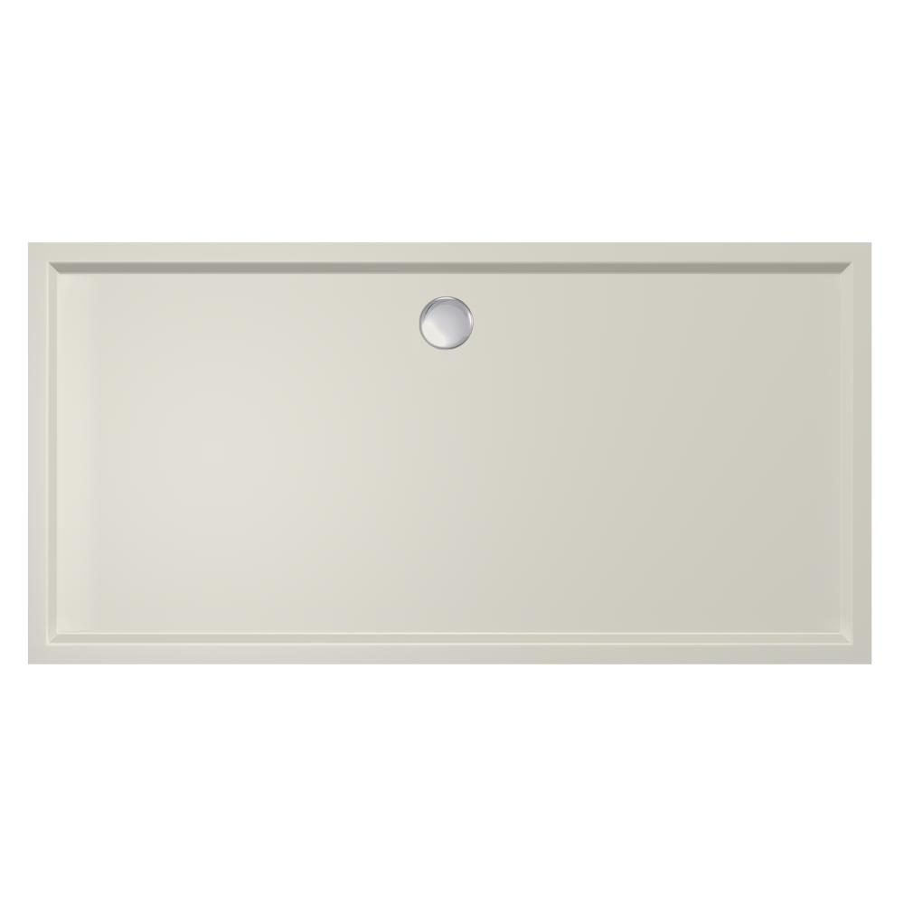 Douchebak Xenz Mariana - 180x90x4 cm - Incl.Afvoersifon-Chroom - Acryl - Rechthoekig - Pergamon glans - 6897-02