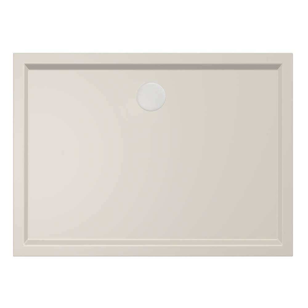 Douchebak Xenz Mariana - 110x80x4 cm - Incl.Afvoersifon-Chroom - Acryl - Rechthoekig - Pergamon glans - 6933-02