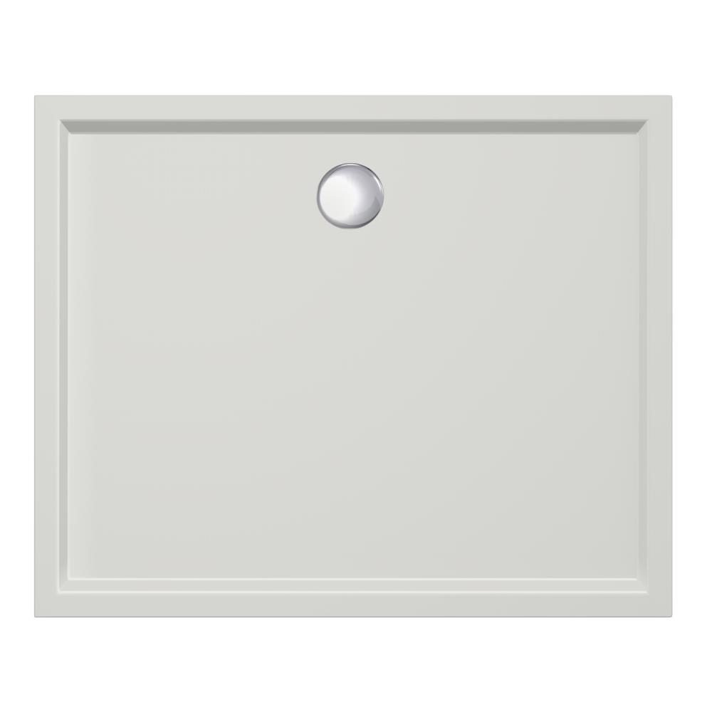 Douchebak Xenz Mariana - 110x90x4 cm - Incl.Afvoersifon-Chroom - Acryl - Rechthoekig - Wit mat - 6935-03