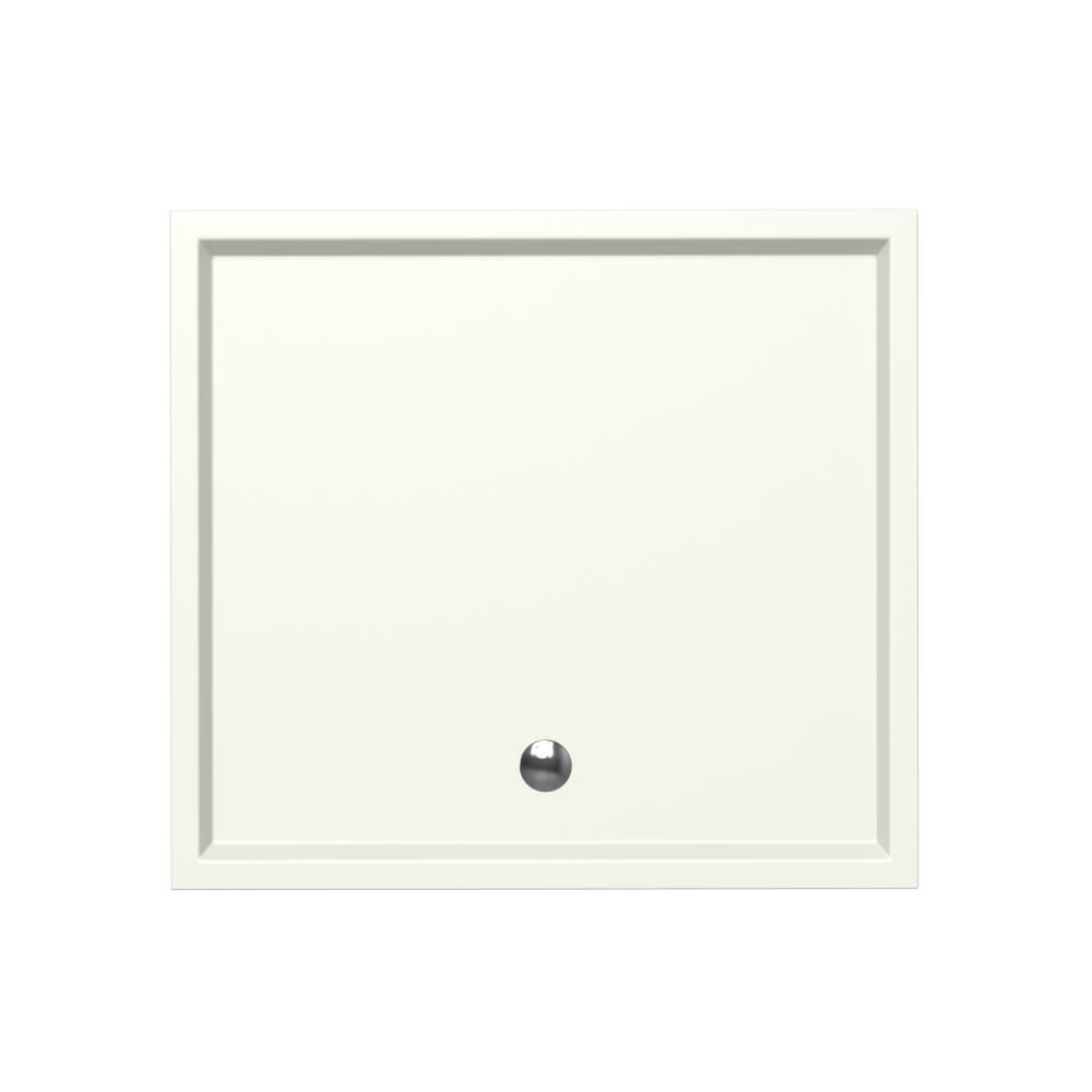 Douchebak Xenz Mariana - 110x100x4 cm - Incl.Afvoersifon-Chroom - Acryl - Rechthoekig - Wit mat - 6957-03
