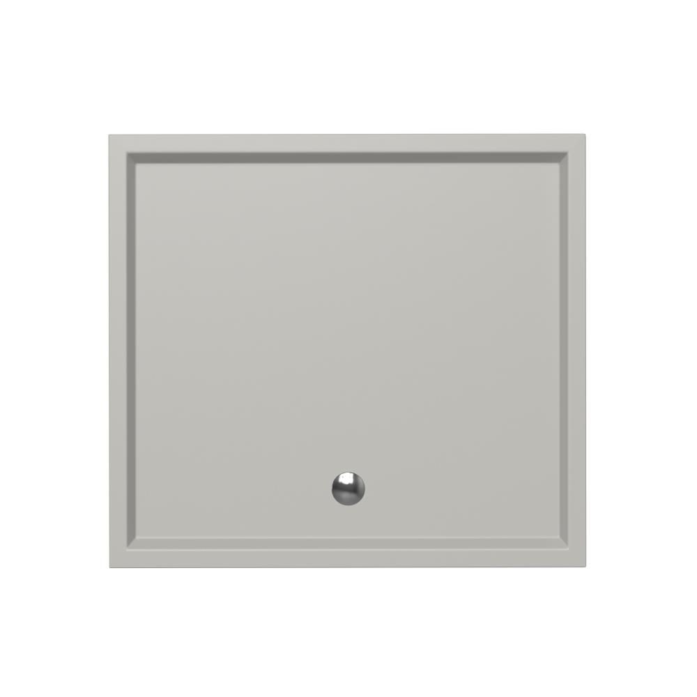 Douchebak Xenz Mariana - 110x100x4 cm - Incl.Afvoersifon-Chroom - Acryl - Rechthoekig - Cement mat - 6957-06