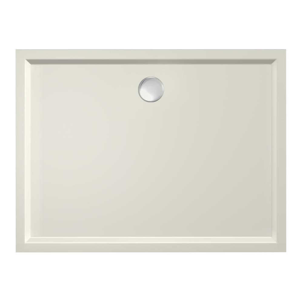 Douchebak Xenz Mariana - 140x100x4 cm - Incl.Afvoersifon-Chroom - Acryl - Rechthoekig - Pergamon glans - 6959-02