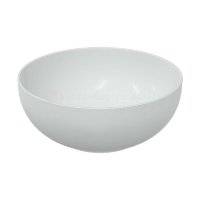 Xenz George waskom rond 37 cm keramiek wit mat - AL8401-03